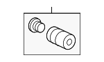 4H0698471D - Brakes: Disc Brake Caliper Bushing for Audi Image