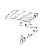 68440467AA - Electrical: Washer Reservoir Hose for Mopar Image