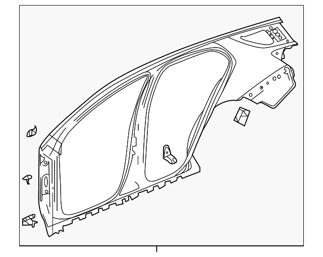 2018-2024 Chevrolet Equinox Driver Side Body Side Outer Panel