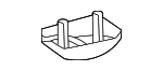 8E0857563AMG6 - Body: Sun Visor Holder Cap for Audi Image