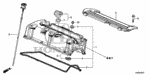90441RAAA00 - Engine: WASHER, HEAD COVER for Honda Image