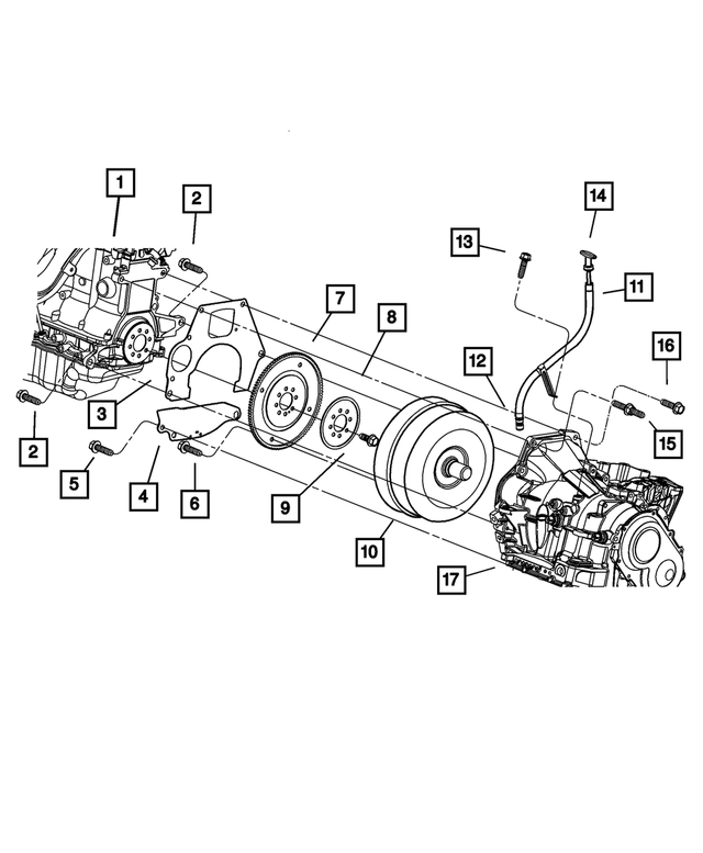 4593416AC - Automatic Transaxle 4 Speed: Transmission Fluid Level Indicator for Mopar Image image