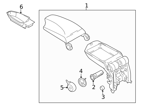 Armrest for 2013 BMW 135i #1