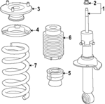 540107JA0B - : Coil Spring for Nissan Image