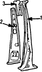 MB312207 - Body: Center Pillar for Mitsubishi Image