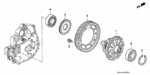 41312PL3A00 - Transmission - Manual: GEAR, SPEEDOMETER DRIVE for Honda Image