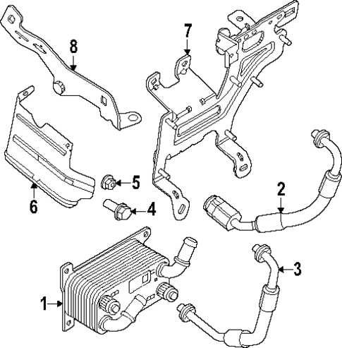 Oil Cooler for 2025 Dodge Hornet #0