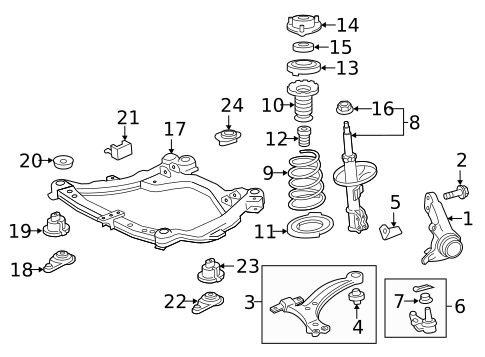 Suspension Components for 2016 Toyota Camry #0