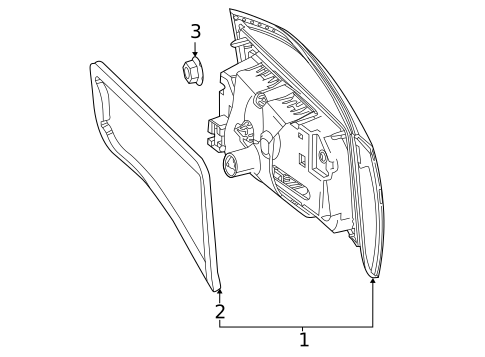 Backup & Tail Lamps for 2022 Mercedes-Benz GLB35 AMG #0