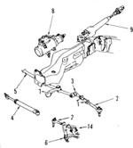 7830666 - Steering: Outer Tie Rod for Buick: Riviera | Cadillac: Eldorado, Seville | Oldsmobile: Toronado Image