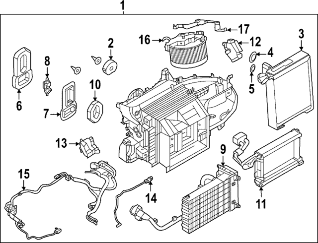 272105MS5A - : Blower Assembly for Nissan: ARIYA Image