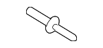 XR817594 - Brakes: Brake Dust Shield Rivet for Jaguar Image image