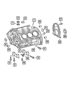 RL114264AA - 3.2L Gas; Engine: Engine Cylinder Block for Mopar Image