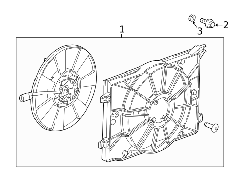 Cooling Fan for 2017 Chevrolet Bolt EV #0