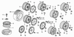 44723SEA003 - Chassis: WEIGHT, BALANCE (30G) (YAMATE) for Honda Image