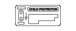 69339AA020 - Body: Child Lock Label for Scion: xA, xB, xD | Toyota: 4Runner, Avalon, Camry, Corolla, Cressida, Highlander, Land Cruiser, Matrix, Prius, RAV4, Sequoia, Sienna, Tacoma, Tercel, Tundra, Venza, Yaris Image