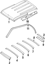 8971241961 - : Rear Support for Honda: Passport Image