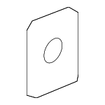 5388216030 - Body: Fender Seal for Scion: iM, tC, xA, xB | Toyota: Avalon, C-HR, Camry, Corolla, Corolla iM, Highlander, Land Cruiser, MR2 Spyder, Prius, Prius C, Prius Plug-In, Prius V, RAV4, Solara, T100, Tercel, Venza, Yaris Image