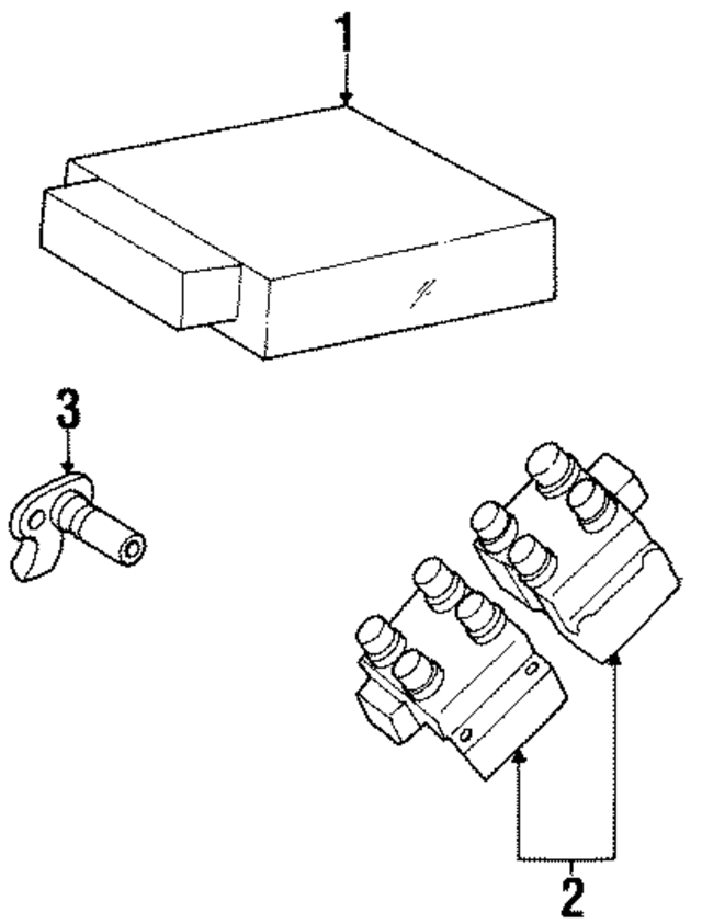 DY881 - Ignition: Engine Crankshaft Position Sensor for Ford Image