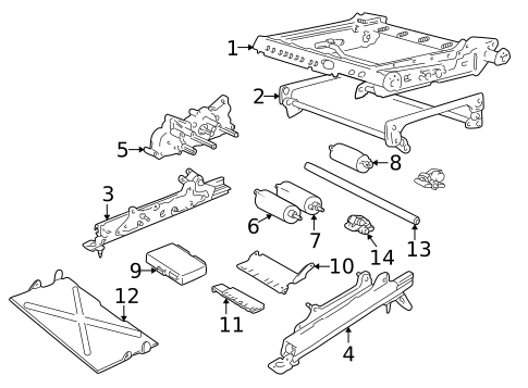 Seats & Track Components for 1999 Volvo V70 #0