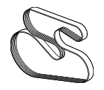 11288519128 - : Serpentine Belt for BMW: 328d, 328d xDrive, 535d, 535d xDrive, X3, X5 Image