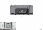 61319380202 - Vehicle Electrical System: Seat Heating Switch, Rear Right for BMW: 740eX, 740i, 740iX, 745eX, 750i, 750iX, BMW ALPINA B7, M760iX Image image