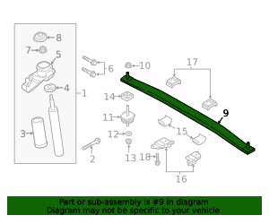 2017-2025 Volvo Leaf Spring 32370037 | TascaParts.com