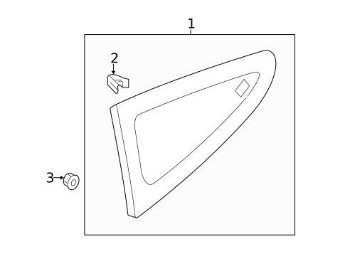 Glass & Hardware for 2012 Hyundai Veloster #0
