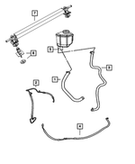 4782348AC - Steering: Power Steering Supply Hose for Mopar Image
