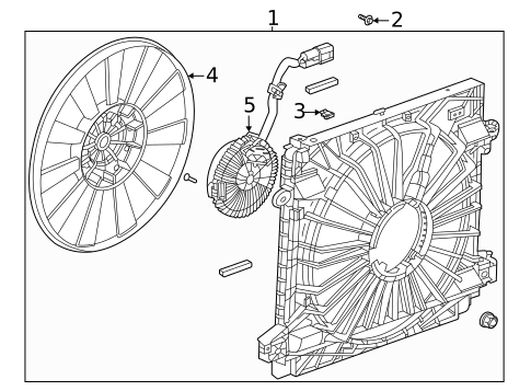Cooling Fan for 2025 Cadillac CT5 #0