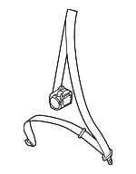 423857705V04 - Electrical: Belt &amp; Retractor for Audi: R8 Image