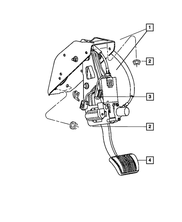 « 52089242AG – Brakes : Réglable Ensemble De Pedale pour Mopar Image »