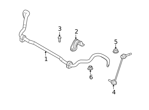 Stabilizer Bar & Components for 2011 BMW X5 #1