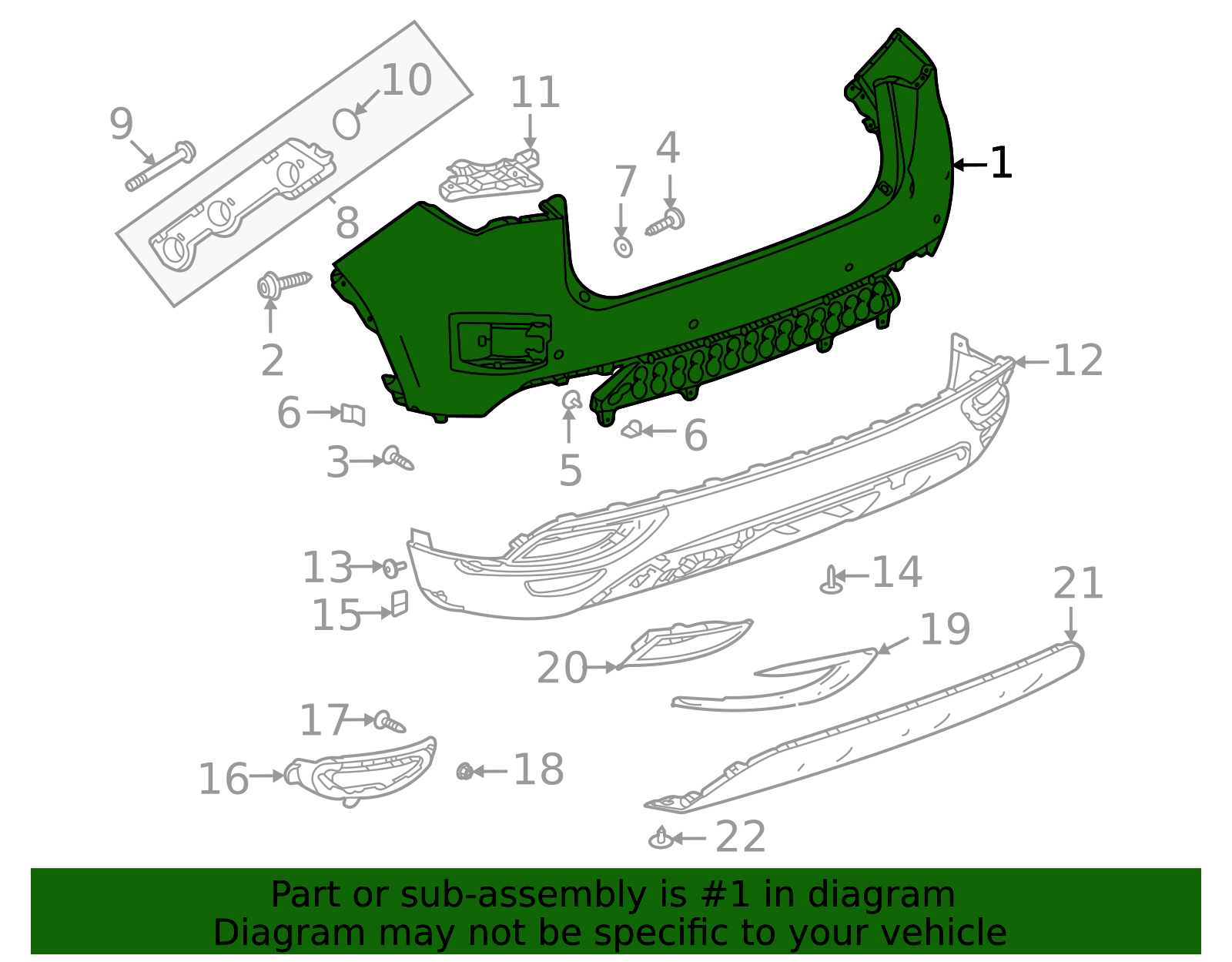 85001549 - Bumper Cover 2021-2023 Buick Envision | Chevrolet Parts
