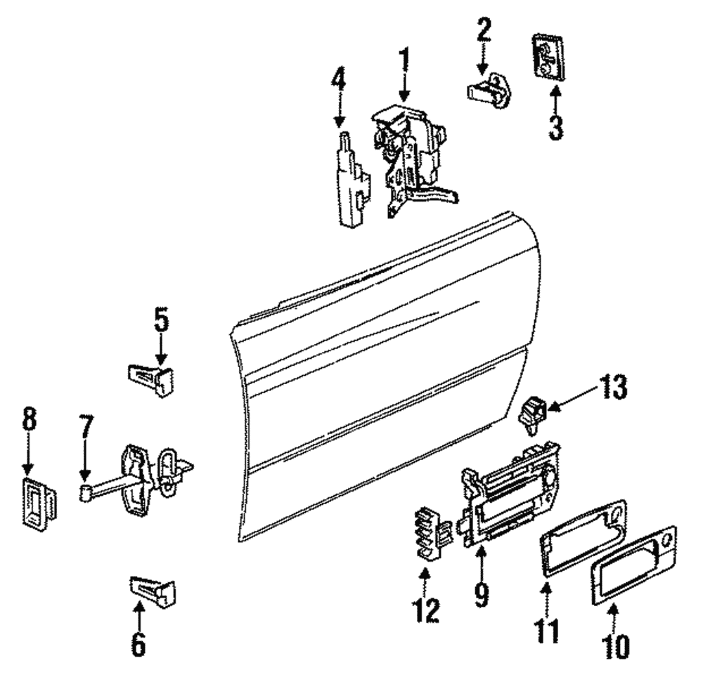 Lock Actuator - BMW (67-11-8-354-213)