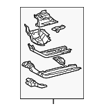 5719147901 - Body: Rear Side Member for Toyota: Prius Image