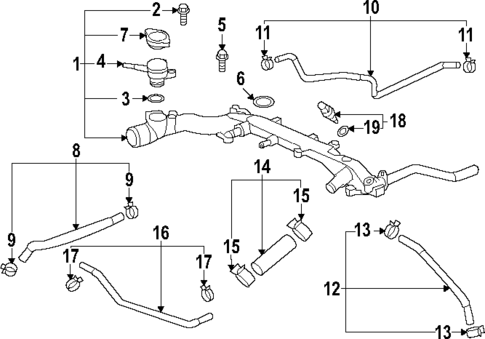 Hoses & Lines for 2023 Subaru Crosstrek #0