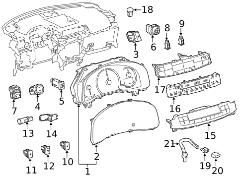 Headlamp Washers/Wipers for 2016 Lexus CT200h #1