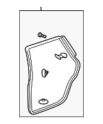 72810TF0003 - Body: Door Weather-strip for Honda: Fit Image