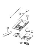 1KM36DW1AA - Interior Trim: Overhead Console for Mopar Image image