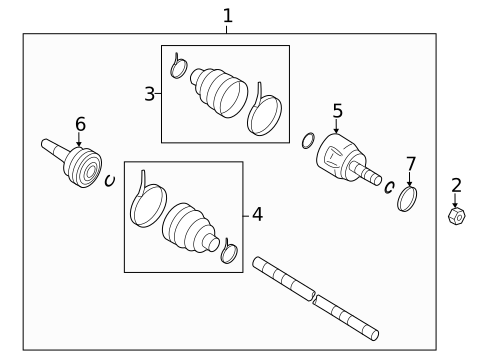 Drive Axles for 2018 INFINITI QX60 #1