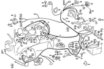 1265401432 - Electrical Equipment and Instruments: Electric Cable for Mercedes-Benz: 560SEC, 560SEL Image