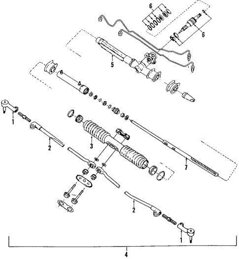 Steering Gear & Linkage for 1991 Chevrolet Cavalier #2