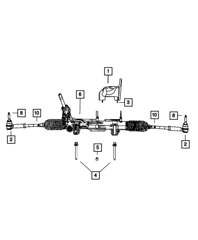« 5105829AB – Steering : Thermique Ecran, Conduite à Gauche pour Mopar Image »