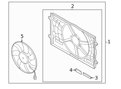 Cooling Fan for 2016 Audi A3 #0