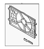 5Q0121205AQ - Cooling System: Fan Shroud for Audi Image