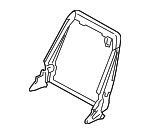 8665792 - Body: Seat Back Frame for Volvo: S40, S60, S80, V40, V70, XC70, XC90 Image