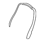 30619806 - Body: Seat Back Pad for Volvo: S40, V40 Image