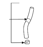 254732J200 - Cooling System: Water Hose for Kia Image