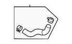 254802J000 - Cooling System: By-Pass Hose for Kia Image